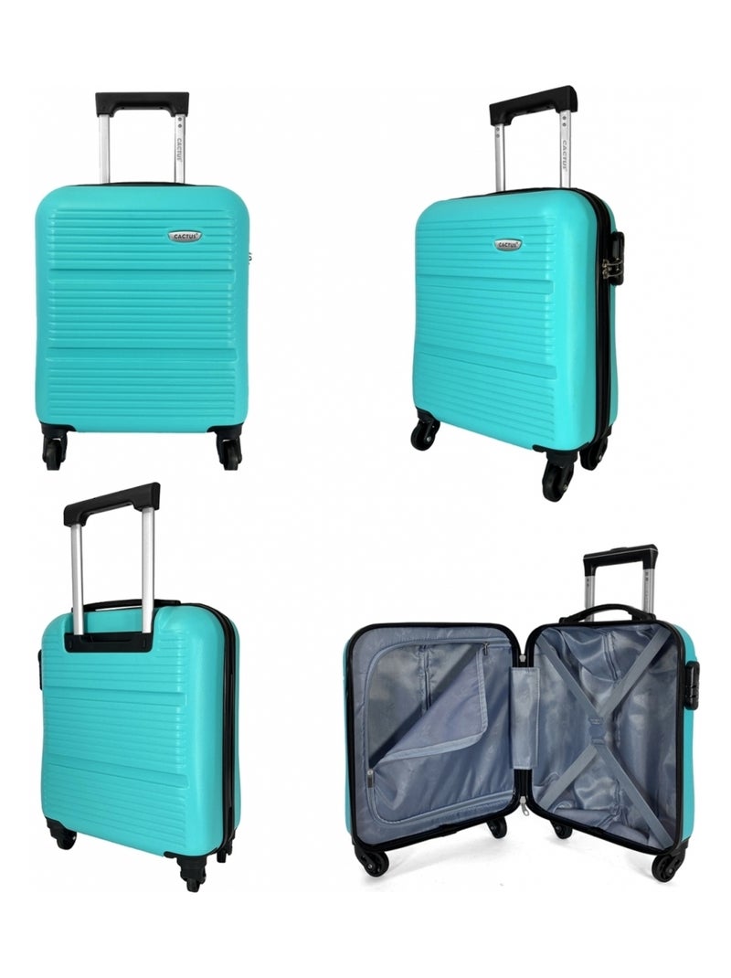 Valise cabine XS underseat rigide 45cm Bleu - Kiabi