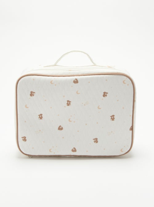 Valise de maternité effet quilting - Kiabi Valise de maternité effet quilting - Kiabi