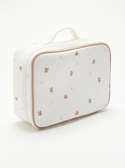Valise de maternité effet quilting - Kiabi Valise de maternité effet quilting - Kiabi