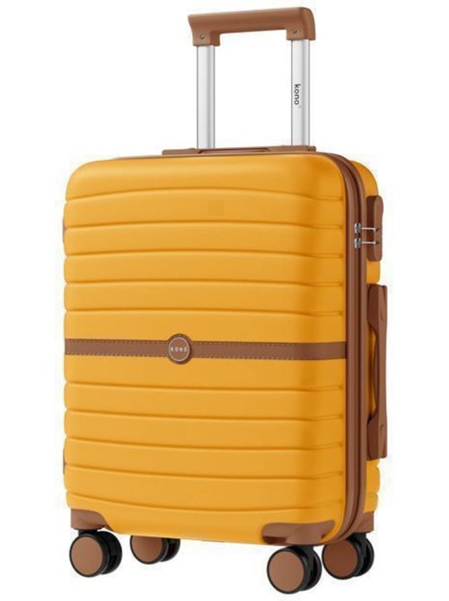 Valise de soute - 55x40x20 cm, rigide abs + pc, 4 roues 360° - kono - Kiabi Valise de soute - 55x40x20 cm, rigide abs + pc, 4 roues 360° - kono - Kiabi