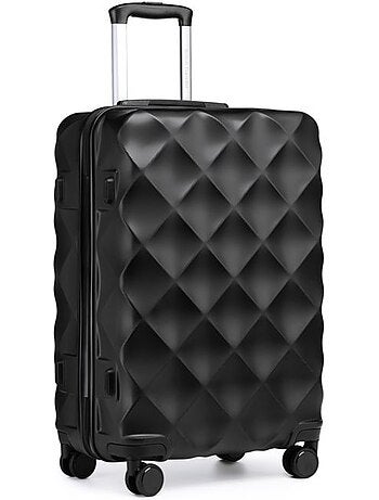 Valise de soute - 61x42x26 cm, 4 roues 360°, serrure tsa - british traveller