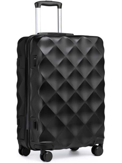 Valise de soute - 61x42x26 cm, 4 roues 360°, serrure tsa - british traveller - Kiabi Valise de soute - 61x42x26 cm, 4 roues 360°, serrure tsa - british traveller - Kiabi