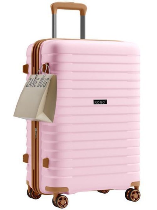 Valise de soute - 65x43.5x28.5 cm, rigide polypropylène (pp), extensible, 4 roues 360° - kono - Kiabi Valise de soute - 65x43.5x28.5 cm, rigide polypropylène (pp), extensible, 4 roues 360° - kono - Kiabi