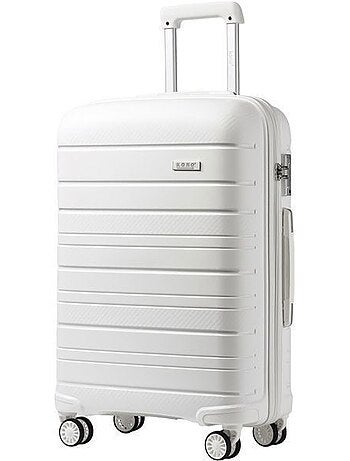 Valise de soute - 65x44x27 cm, rigide polypropylène (pp), 4 roues 360°, serrure tsa - kono