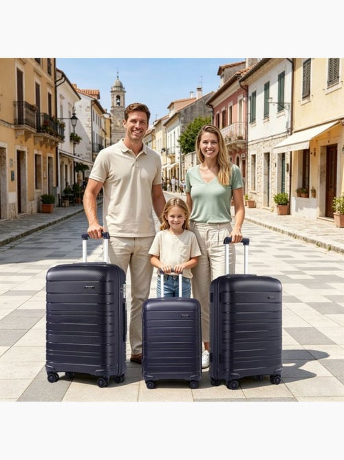 Valise de soute - 65x44x27 cm, rigide polypropylène (pp), 4 roues 360°, serrure tsa - kono - Kiabi Valise de soute - 65x44x27 cm, rigide polypropylène (pp), 4 roues 360°, serrure tsa - kono - Kiabi
