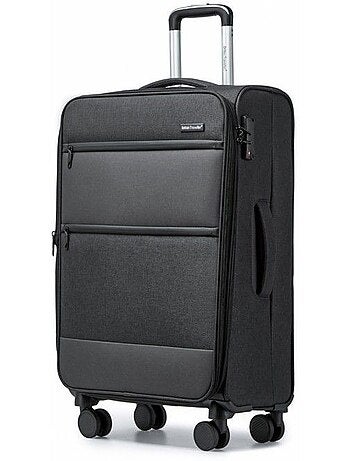 Valise de soute - 69.5x43.5x26 cm, souple, 4 roues 360°, serrure tsa - british traveller