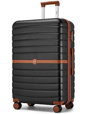 Valise de soute - 76.5x50.5x29 cm, rigide abs + pc, 4 roues 360°, serrure tsa - kono