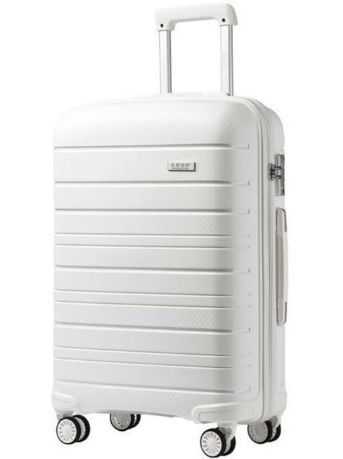 Valise de soute - 76x49x30 cm, rigide polypropylène (pp), 4 roues 360°, serrure tsa - kono - Kiabi Valise de soute - 76x49x30 cm, rigide polypropylène (pp), 4 roues 360°, serrure tsa - kono - Kiabi