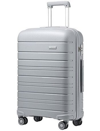 Valise de soute - 76x49x30 cm, rigide polypropylène (pp), 4 roues 360°, serrure tsa - kono