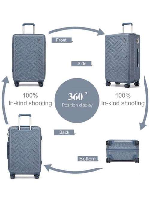 Valise de soute - rigide polycarbonate, 4 roues 360°, serrure tsa - kono - Kiabi Valise de soute - rigide polycarbonate, 4 roues 360°, serrure tsa - kono - Kiabi