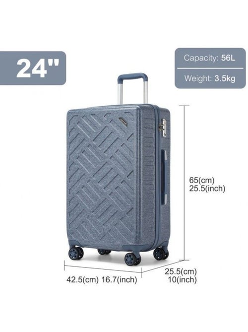 Valise de soute - rigide polycarbonate, 4 roues 360°, serrure tsa - kono - Kiabi Valise de soute - rigide polycarbonate, 4 roues 360°, serrure tsa - kono - Kiabi