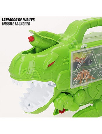 Valise de transport de voitures dino destroyer teamsterz avec rampe et lanceur