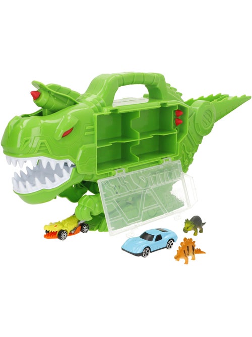 Valise de transport de voitures dino destroyer teamsterz avec rampe et lanceur - Kiabi Valise de transport de voitures dino destroyer teamsterz avec rampe et lanceur - Kiabi