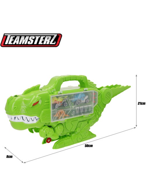 Valise de transport de voitures dino destroyer teamsterz avec rampe et lanceur - Kiabi Valise de transport de voitures dino destroyer teamsterz avec rampe et lanceur - Kiabi