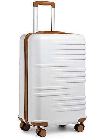 Valise de voyage - 64x43x26.5 cm abs+pc 4 roulettes serrure tsa - british traveller
