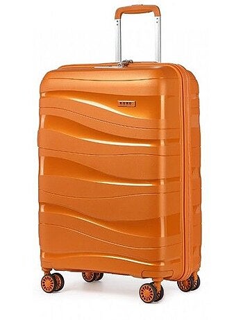 Valise de voyage - 65x46x26 cm polypropylène 4 roulettes - kono