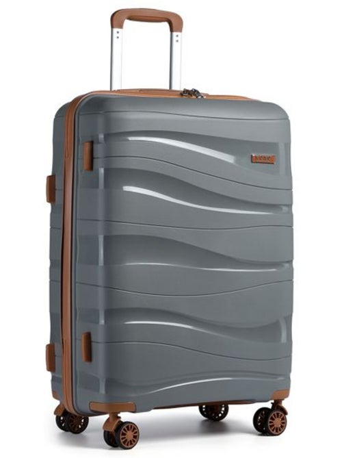 Valise de voyage - 66x46x26 cm abs 4 roulettes serrure tsa - Kiabi