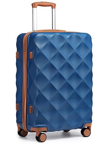Valise de voyage - 73x47x30 cm rigide 4 roulettes serrure tsa - british traveller