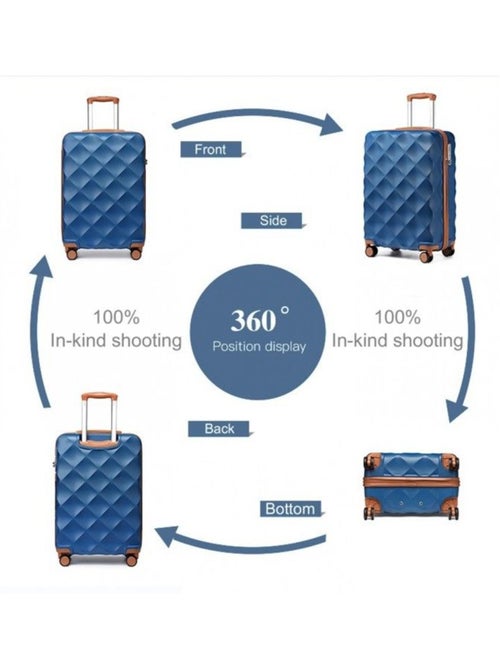 Valise de voyage - 73x47x30 cm rigide 4 roulettes serrure tsa - british traveller - Kiabi Valise de voyage - 73x47x30 cm rigide 4 roulettes serrure tsa - british traveller - Kiabi
