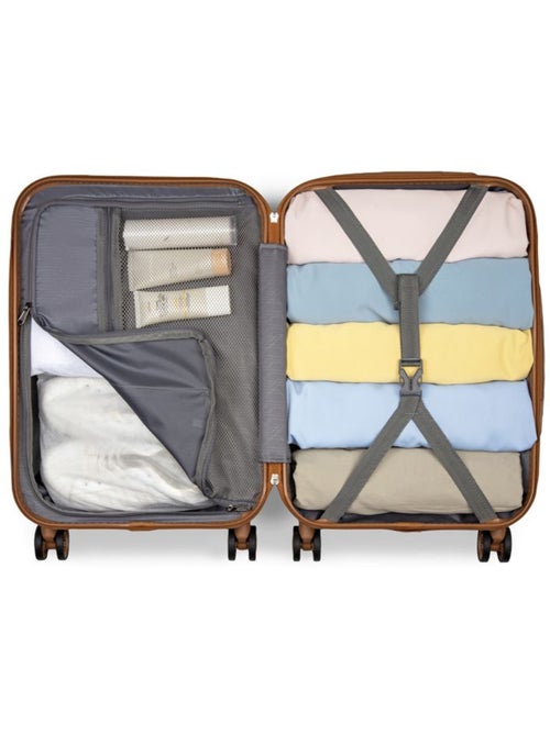 Valise de voyage - 75x48x29 cm abs+pc 4 roulettes serrure tsa - kono - Kiabi Valise de voyage - 75x48x29 cm abs+pc 4 roulettes serrure tsa - kono - Kiabi