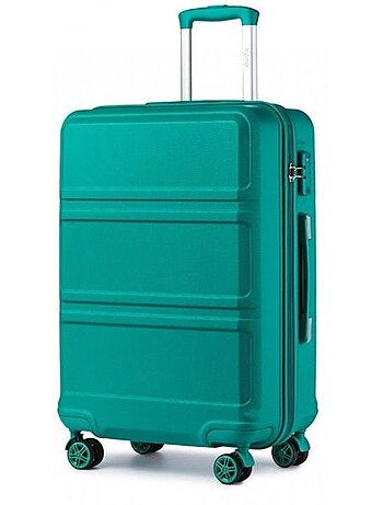 Valise de voyage - 75x48x30 cm abs 4 roulettes serrure tsa - kono