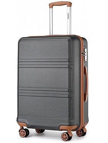 Valise de voyage - 75x48x30 cm abs 4 roulettes serrure tsa - kono