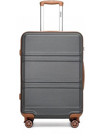 Valise de voyage - 75x48x30 cm abs 4 roulettes serrure tsa - kono