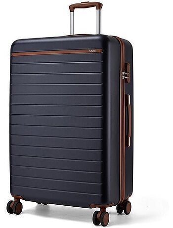 Valise de voyage - 76.5x50.5x29 cm abs+pc 4 roulettes - kono
