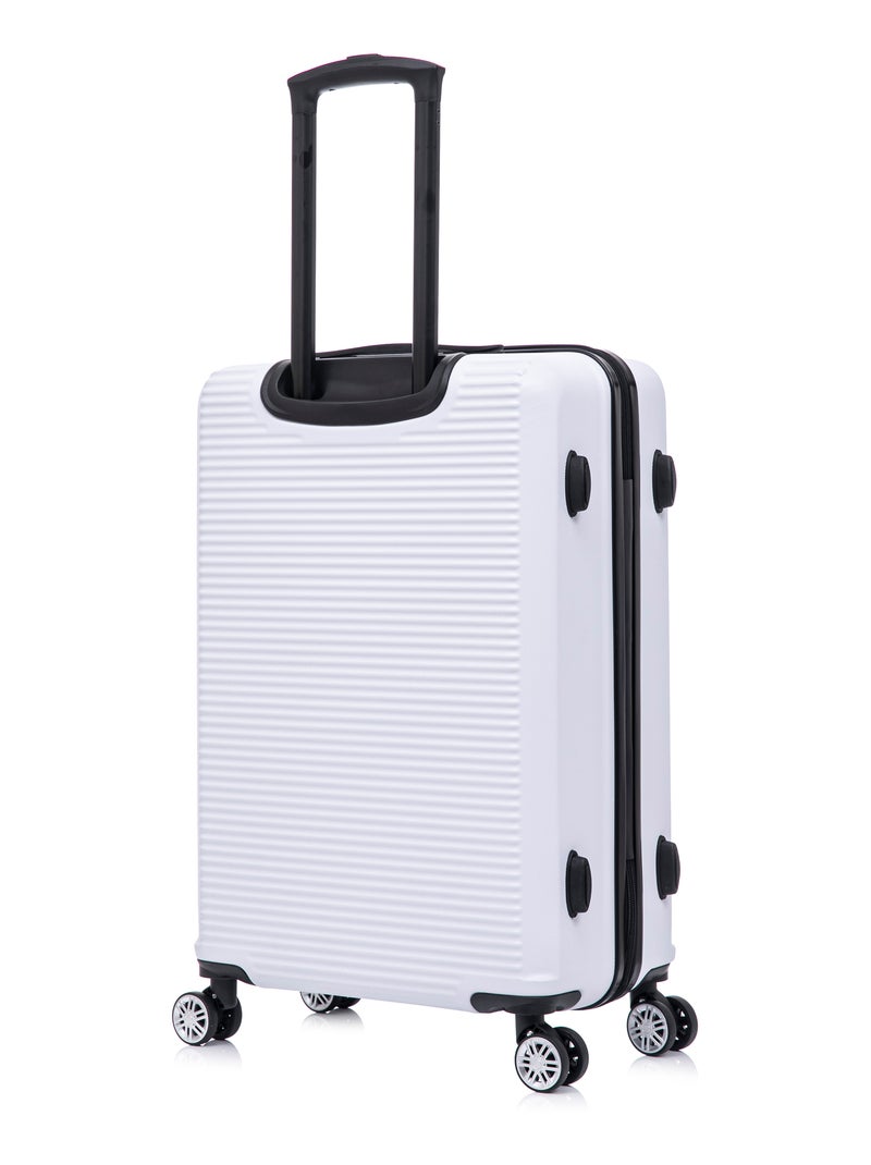 Valise Grande 75x47x29cm | Modèle Weekend | CELIMS France Blanc - Kiabi