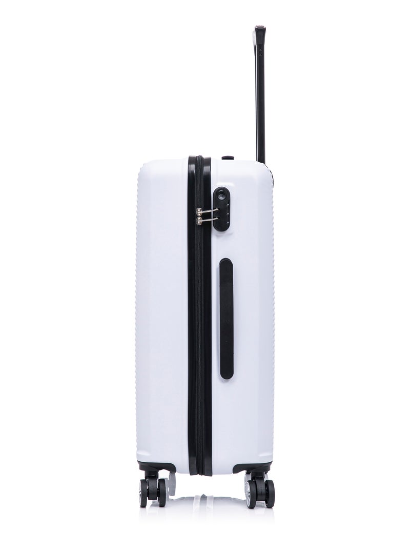 Valise Grande 75x47x29cm | Modèle Weekend | CELIMS France Blanc - Kiabi