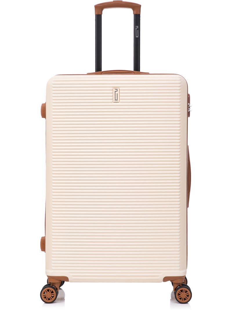 Valise Grande 75x47x29cm | Modèle Weekend | CELIMS France Crème - Kiabi