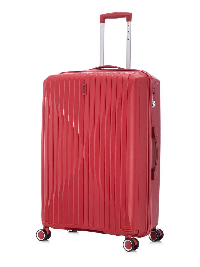 Valise Grande  75x48x30cm en Polypropylène | Serrure TSA | CELIMS France Beige - Kiabi