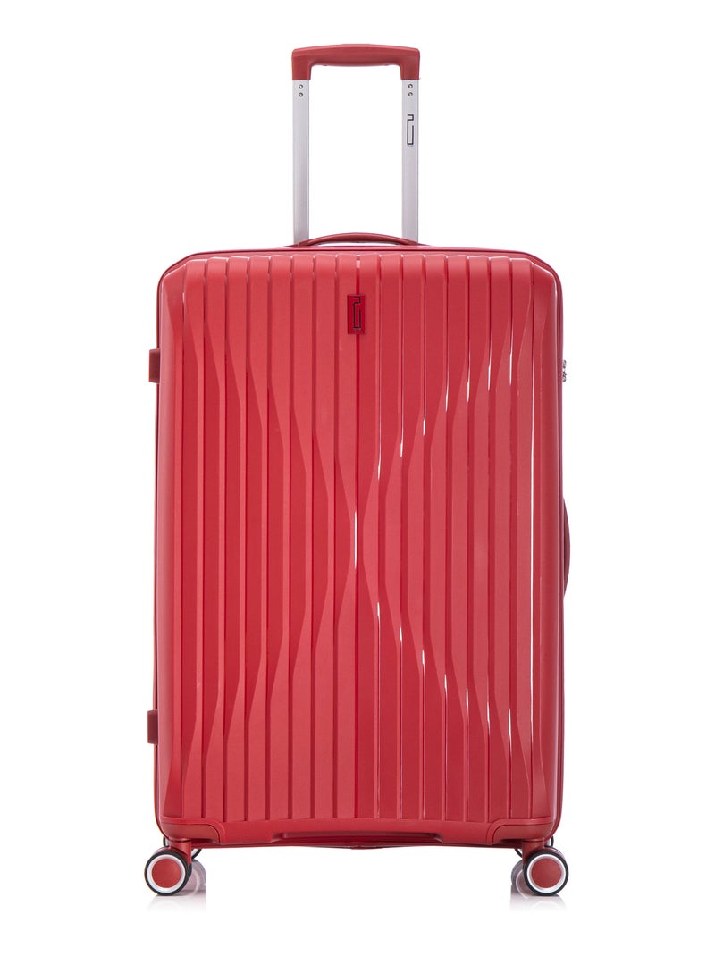 Valise Grande 75x48x30cm en Polypropylène | Serrure TSA | CELIMS France Beige - Kiabi