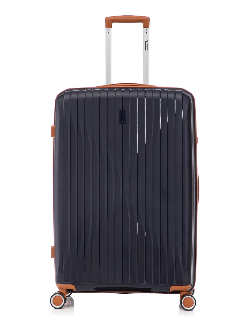 Valise Grande  75x48x30cm en Polypropylène | Serrure TSA | CELIMS France Bleu marine - Kiabi