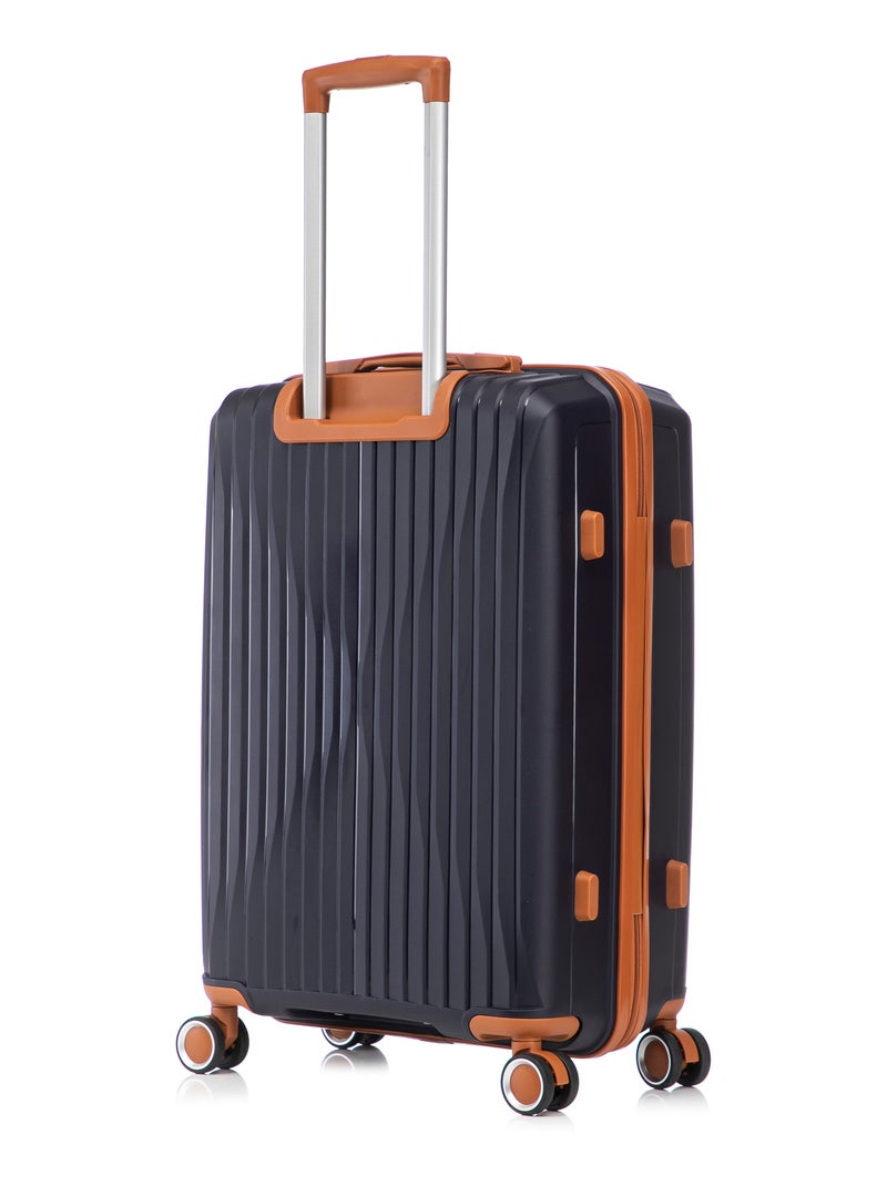 Valise Grande  75x48x30cm en Polypropylène | Serrure TSA | CELIMS France Bleu marine - Kiabi