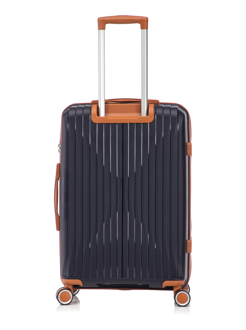 Valise Grande  75x48x30cm en Polypropylène | Serrure TSA | CELIMS France Bleu marine - Kiabi