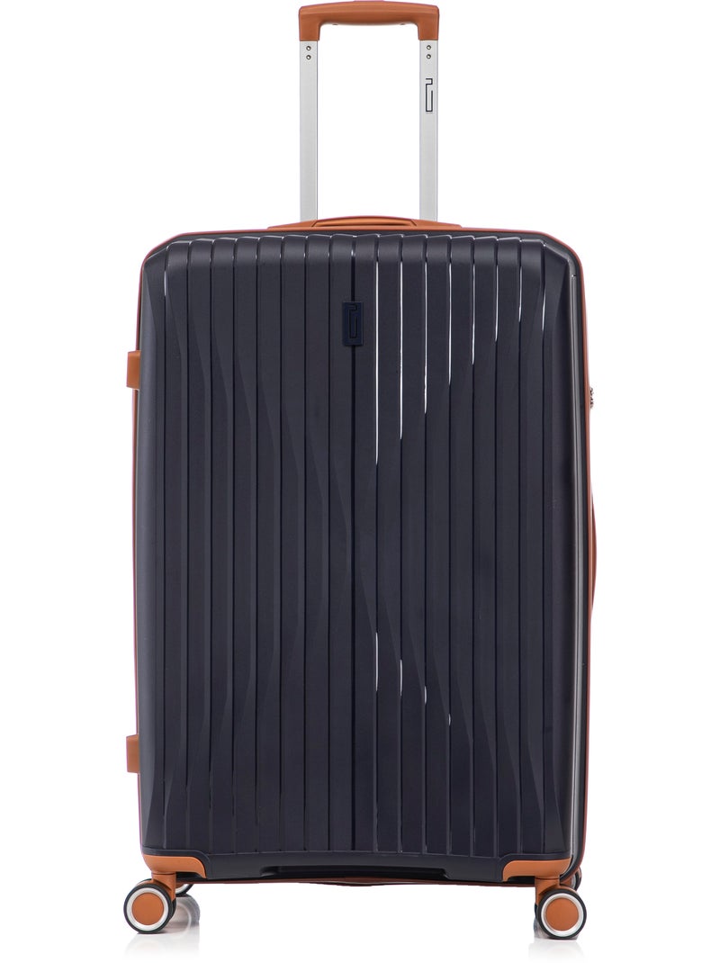 Valise Grande  75x48x30cm en Polypropylène | Serrure TSA | CELIMS France Bleu marine - Kiabi