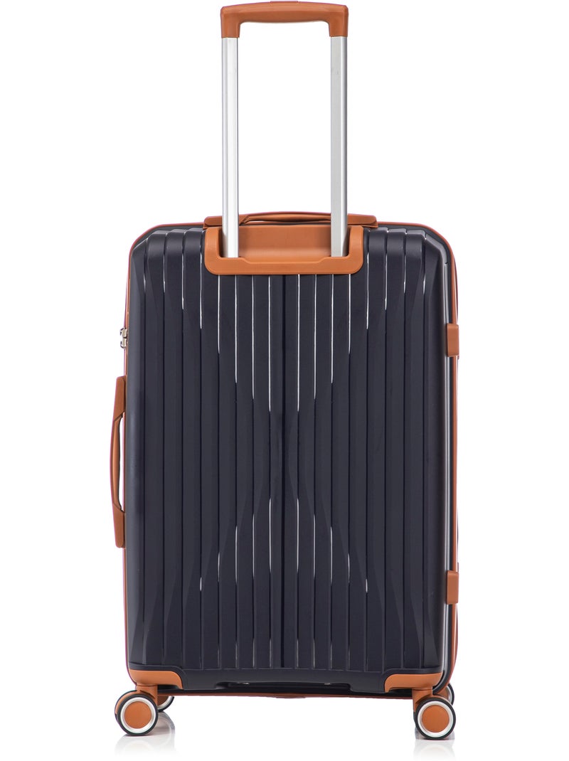 Valise Grande  75x48x30cm en Polypropylène | Serrure TSA | CELIMS France Bleu marine - Kiabi