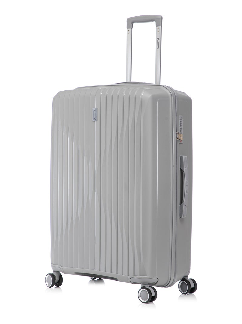 Valise Grande  75x48x30cm en Polypropylène | Serrure TSA | CELIMS France Gris - Kiabi