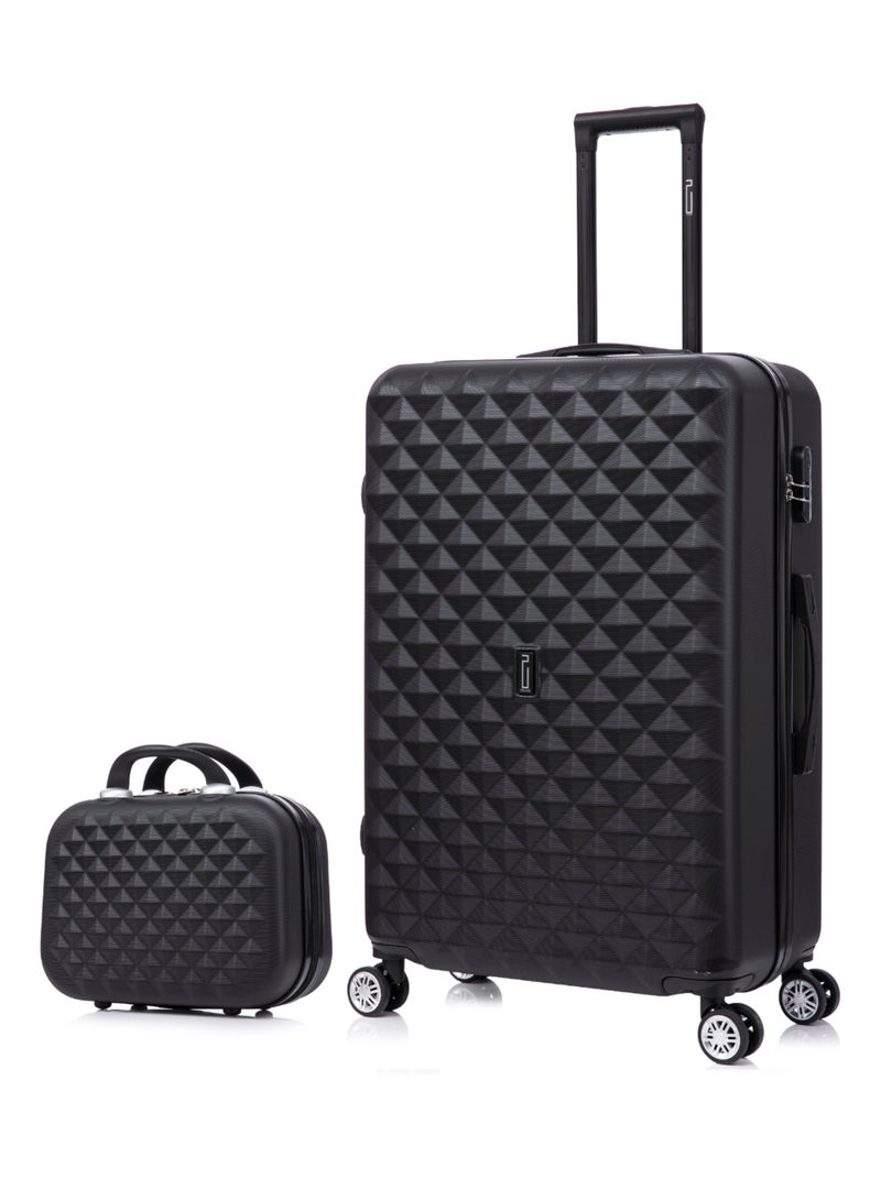 Valise Grande avec Vanity 75x47x29 | Serrure Intégrée | CELIMS France Noir - Kiabi