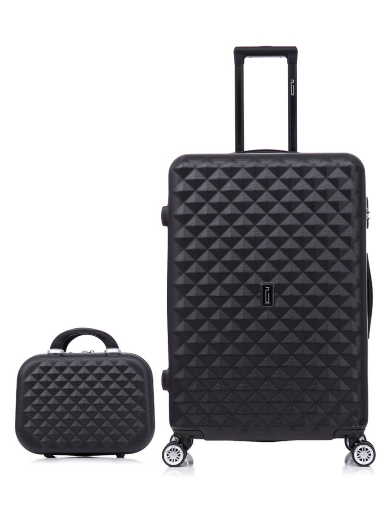 Valise Grande avec Vanity 75x47x29 | Serrure Intégrée | CELIMS France Noir - Kiabi