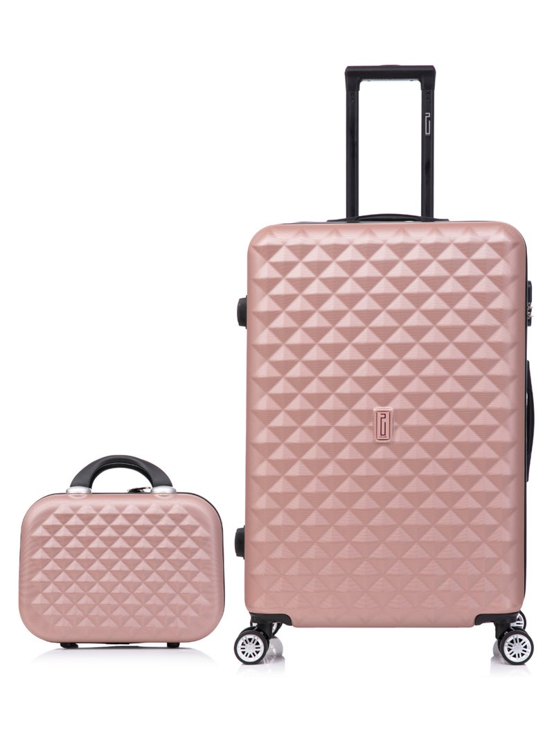 Valise Grande avec Vanity 75x47x29 | Serrure Intégrée | CELIMS France Rose - Kiabi