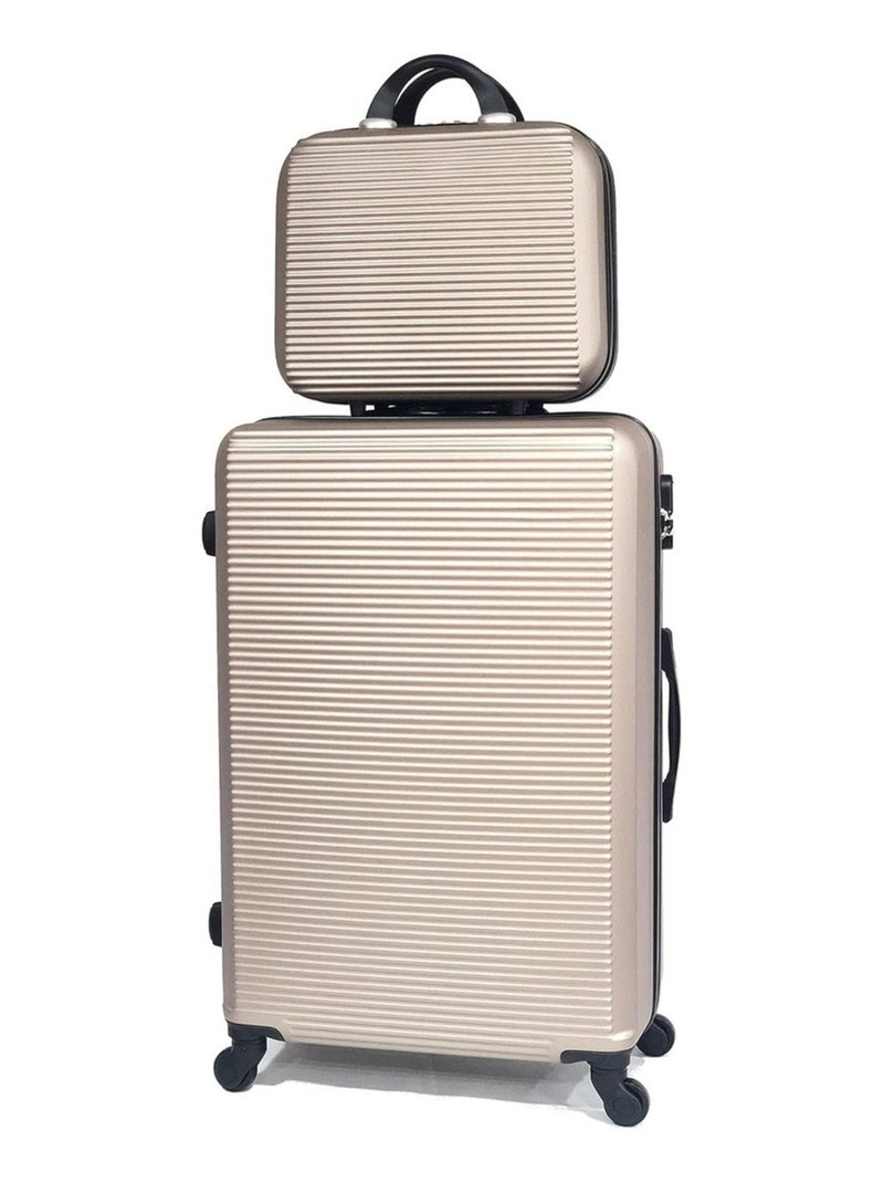 Valise Grande avec Vanity 75x47x29cm | Modèle Weekend | CELIMS France Champagne - Kiabi