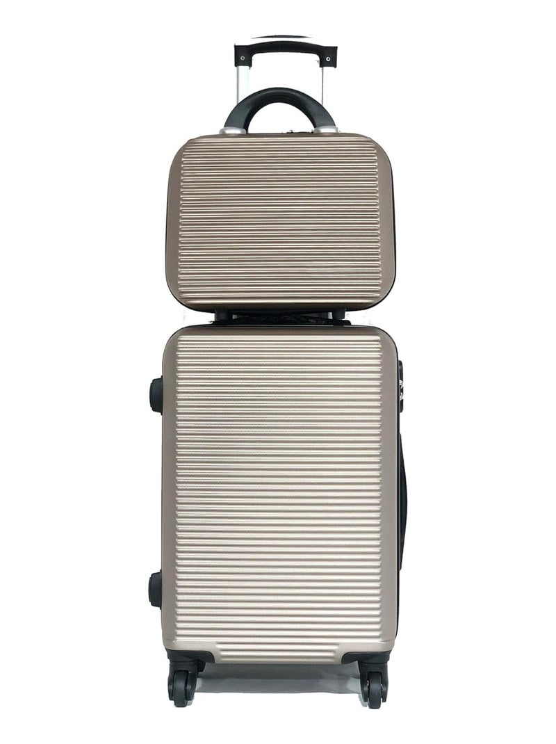 Valise Grande avec Vanity 75x47x29cm | Modèle Weekend | CELIMS France Champagne - Kiabi