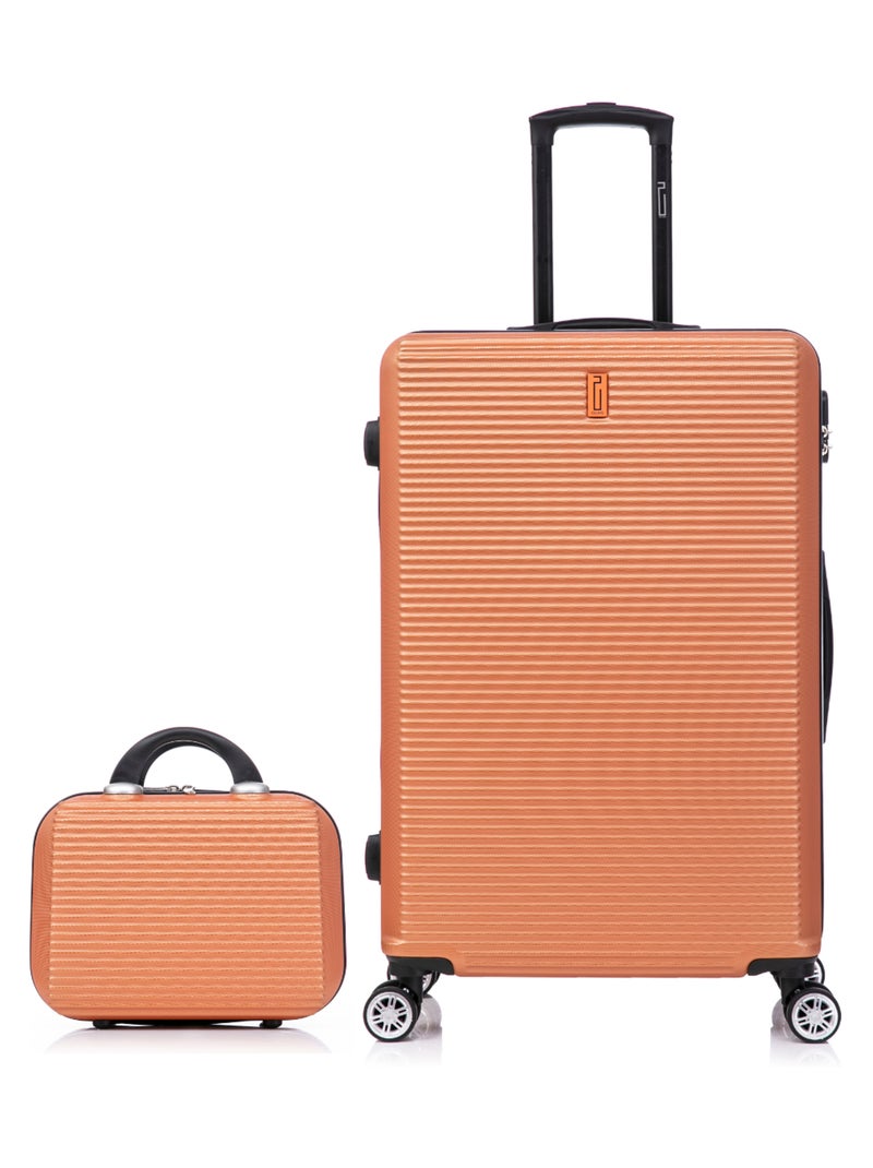 Valise Grande avec Vanity 75x47x29cm | Modèle Weekend | CELIMS France Corail - Kiabi
