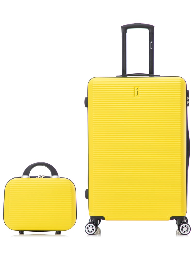 Valise Grande avec Vanity 75x47x29cm | Modèle Weekend | CELIMS France Jaune - Kiabi