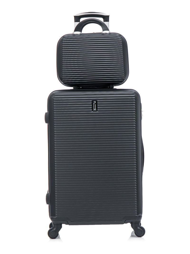 Valise Grande avec Vanity 75x47x29cm | Modèle Weekend | CELIMS France Noir - Kiabi