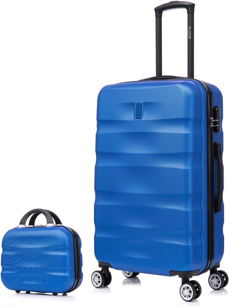 Valise Grande avec Vanity 75x47x29cm | Serrure Intégrée | CELIMS France Bleu - Kiabi