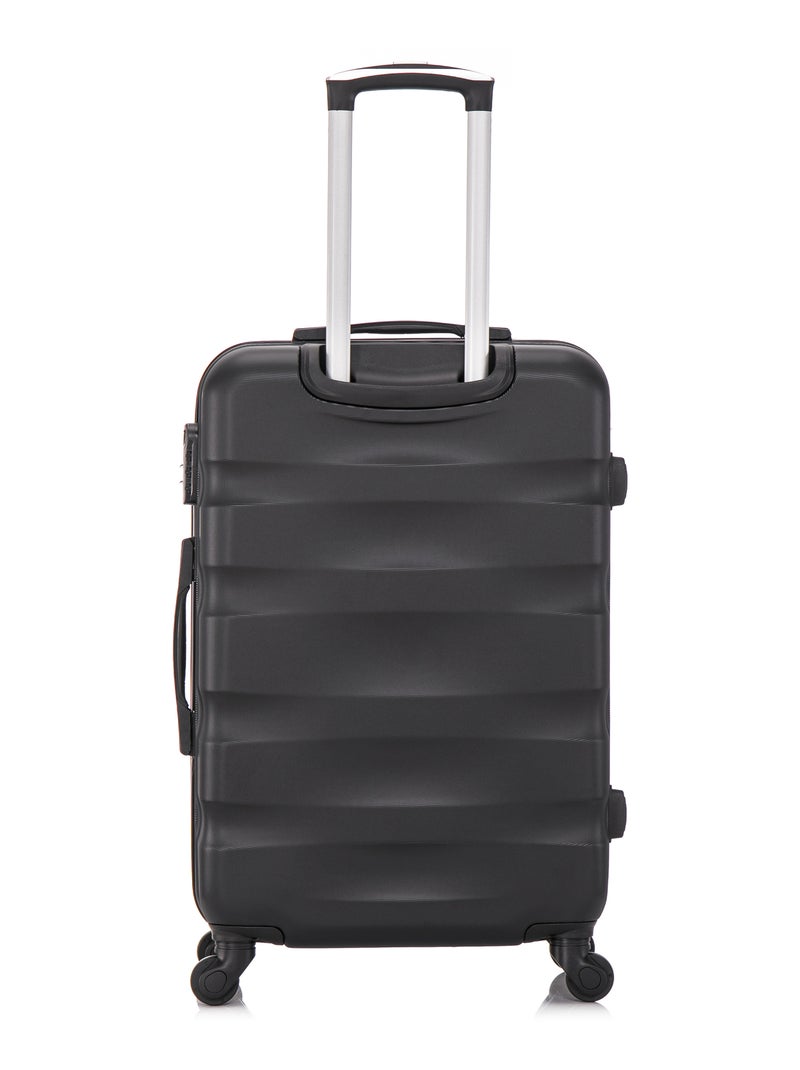 Valise Grande avec Vanity 75x47x29cm | Serrure Intégrée | CELIMS France Noir - Kiabi