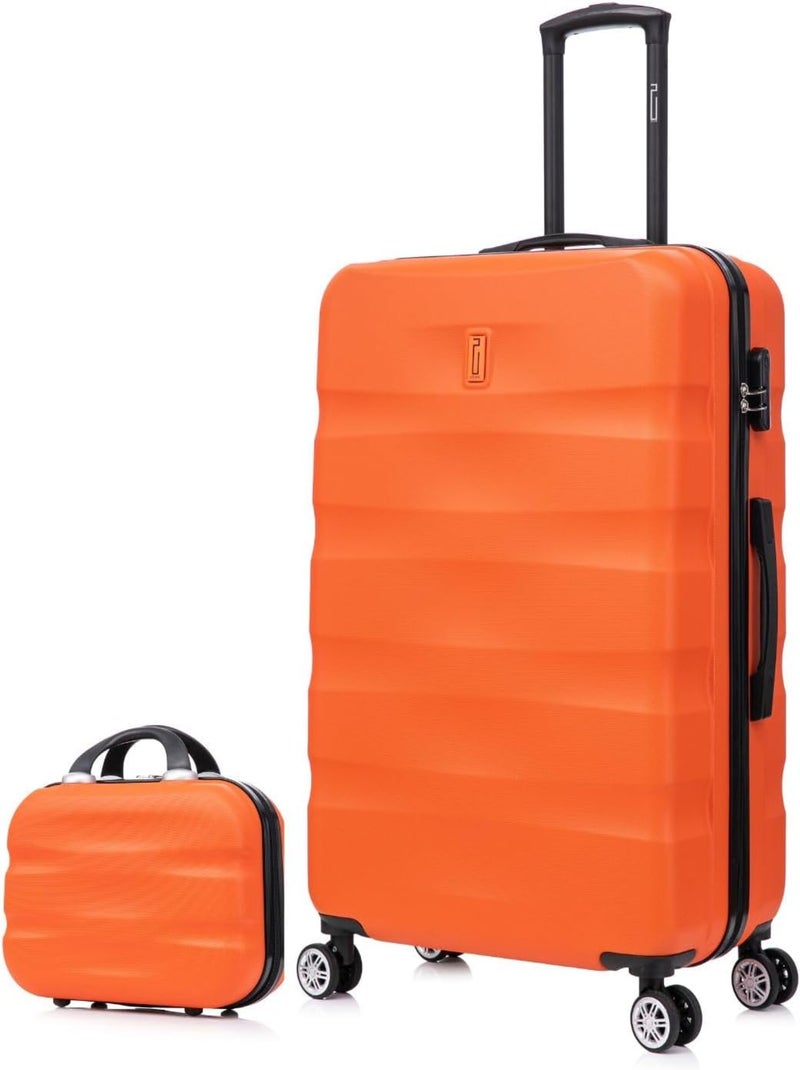Valise Grande avec Vanity 75x47x29cm | Serrure Intégrée | CELIMS France Orange - Kiabi